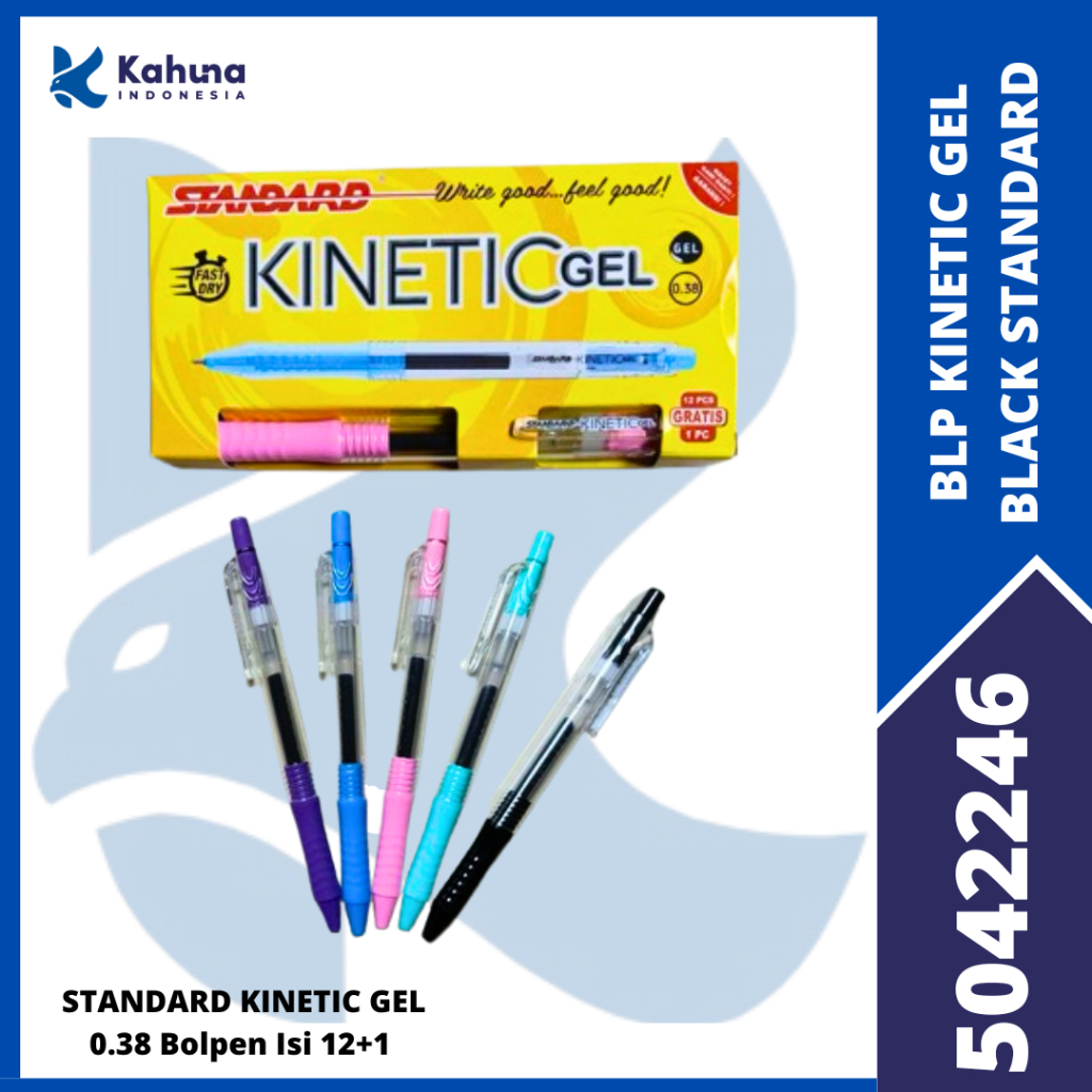 

Ballpoint / Bolpen / Pulpen STANDARD KINETICGEL 0.38 Bolpen Murah Isi 12+1