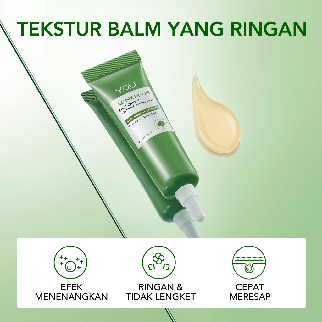 RACOON BEAUTY - YOU AcnePlus Spot Care X | Obat Totol Jerawat Centella dan Bekas Jerawat [BPOM | ORI