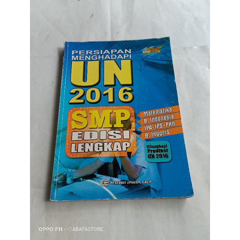 BUKU PERSIAPAN MENGHADAPI UN SMP EDISI LENGKAP 2016 EPSILON GRUP