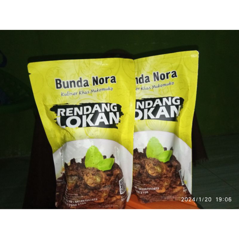 

Rendang Lokan Khas Mukomuko 500 gr