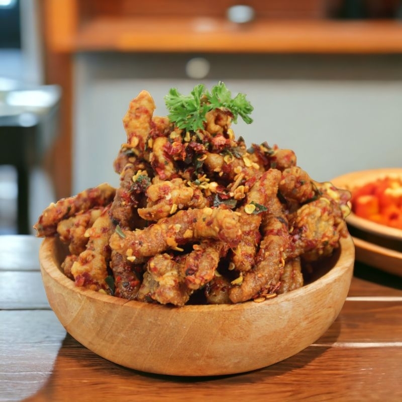 

KRIPIK USUS GORENG CRISPY GURIH RENYAH ENAK KEKINIAN VARIASI PEDAS DAN ORIGINAL 200 GRAM