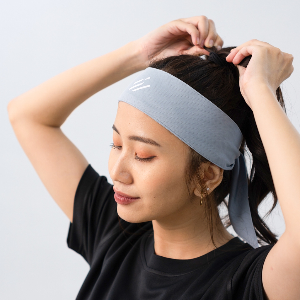 Eternity Sport Headband Bandana / Ikat Kepala Ikat Rambut Olaraga Pria Wanita Unisex - Abu