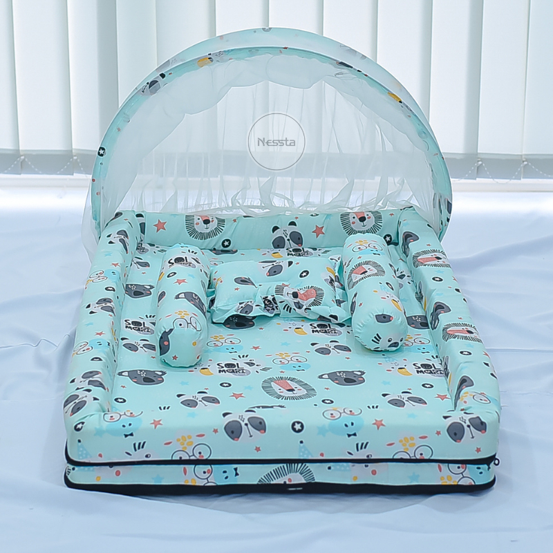 kasur bayi 1 set lengkap kasur bayi set kelambu kasur bayi murah  kasur bayi kelambu  kasur bayi set