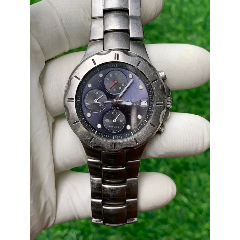 Jam Tangan Bekas Guess Waterpro Steel