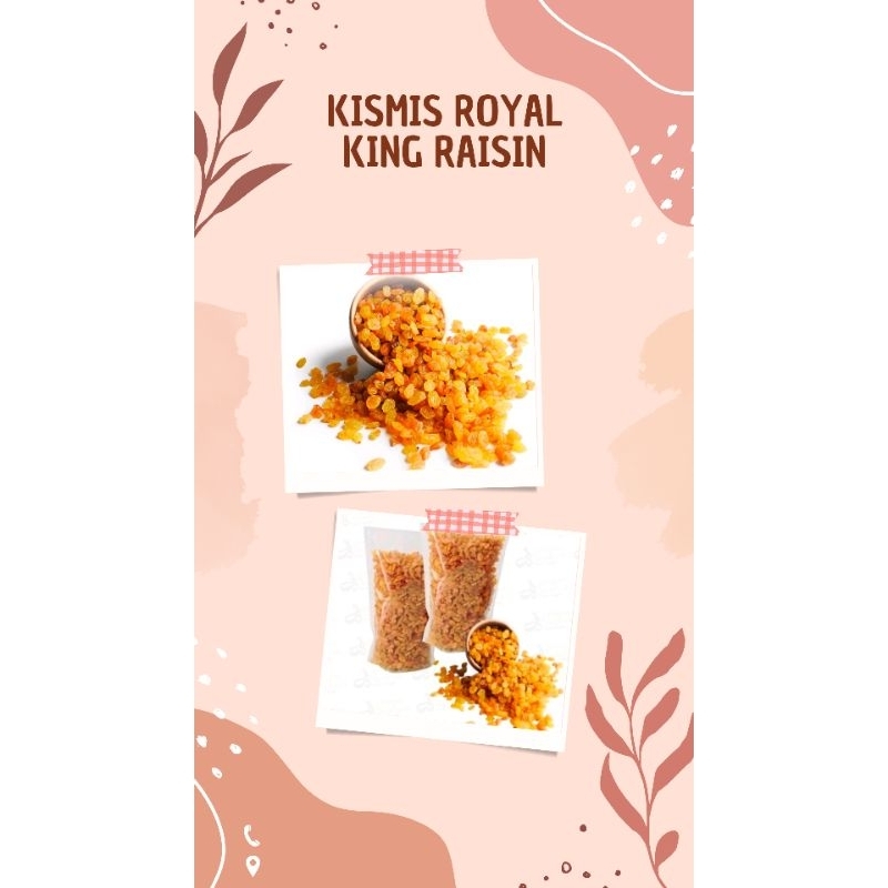

KKISMIS ROYAL KING GOLDEN RAISIN