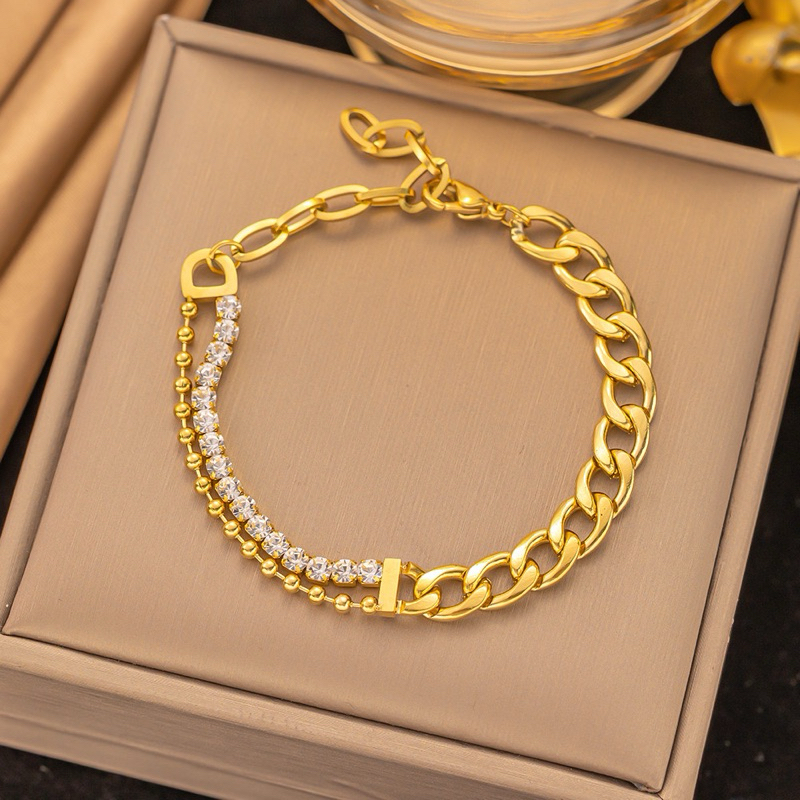 X8 gelang sisik naga permata titanium asli