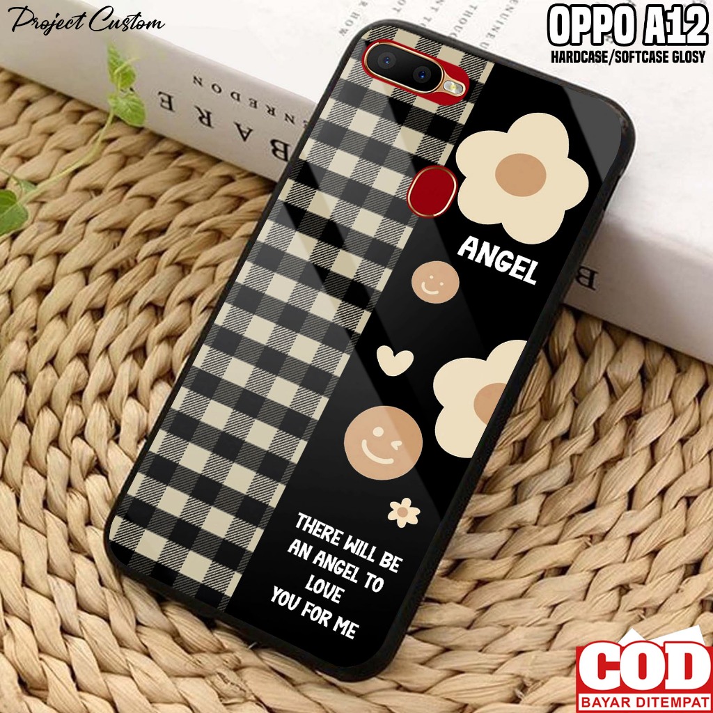 Case Oppo A12 - Casing Hp Oppo A12 Motif ( BUNGA ) - Kondom Hp - Cassing Hp - Silikon Hp Oppo A12 - 