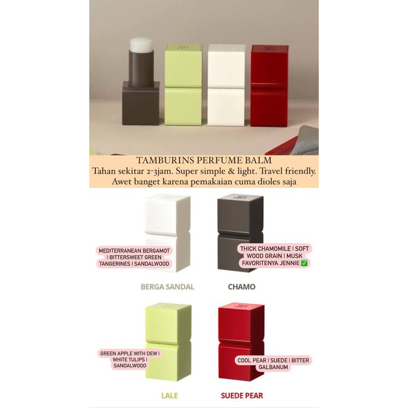 TAMBURINS PERFUME BALM