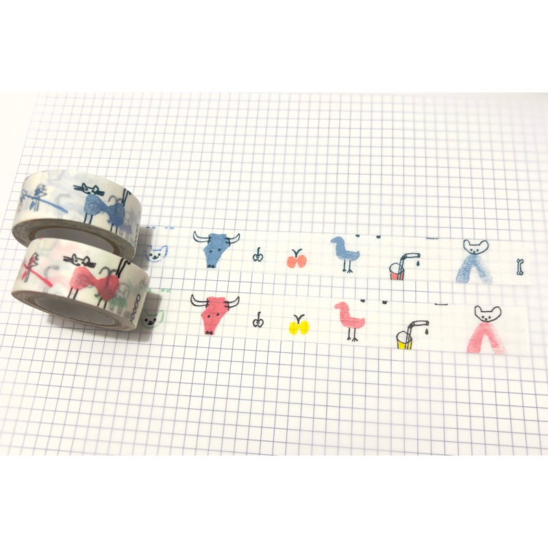 

[Sample] masking tape Classiky - Toranekobonbon washi tape