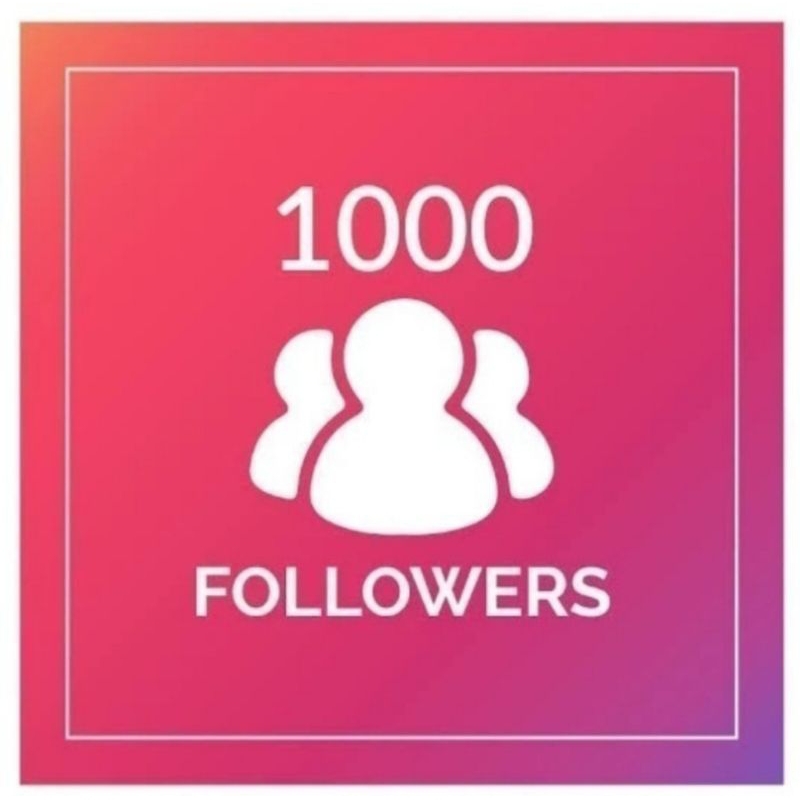 1k Follower ig