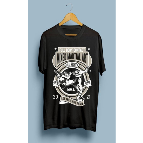 Dijual Kaos Tinju/ TShirt MMA/Kaos MMA/Tshirt Tinju/MMA/Kaos Cotton Jaco X2B Berkualitas