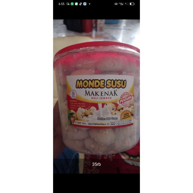

susu Monde Mak enak