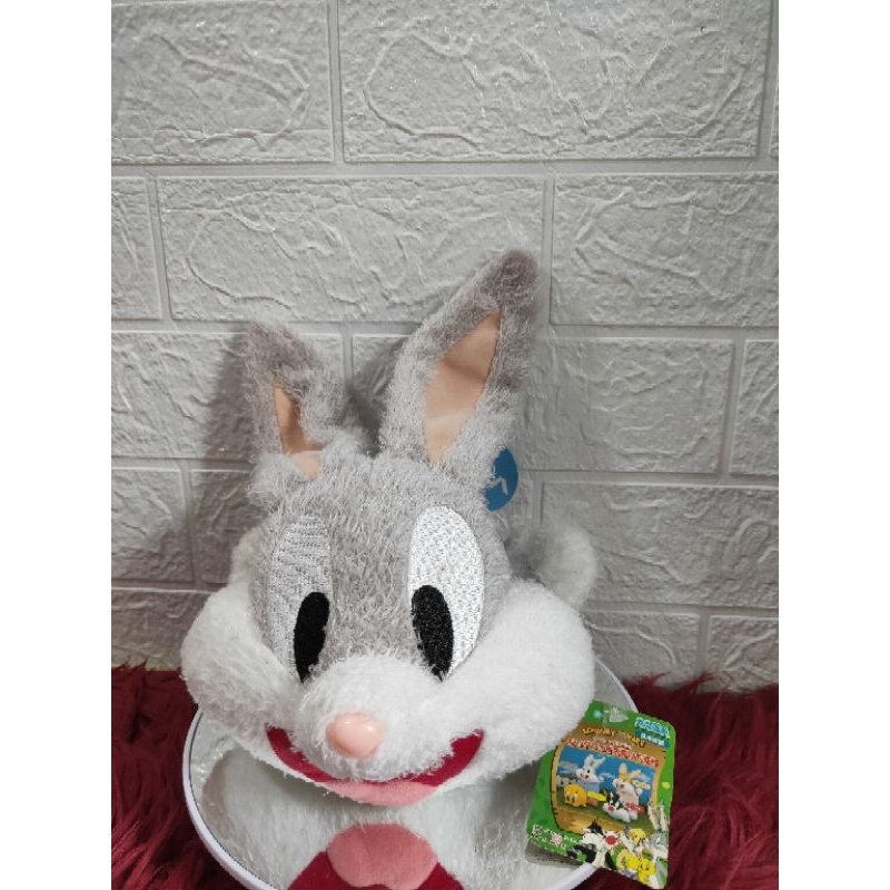 boneka bugs bunny looney toon brand sega ( bugs bunny plush )