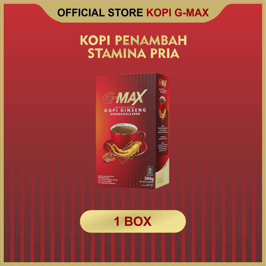

Kopi G-Max - Kopi Ginseng Penambah Stamina Pria