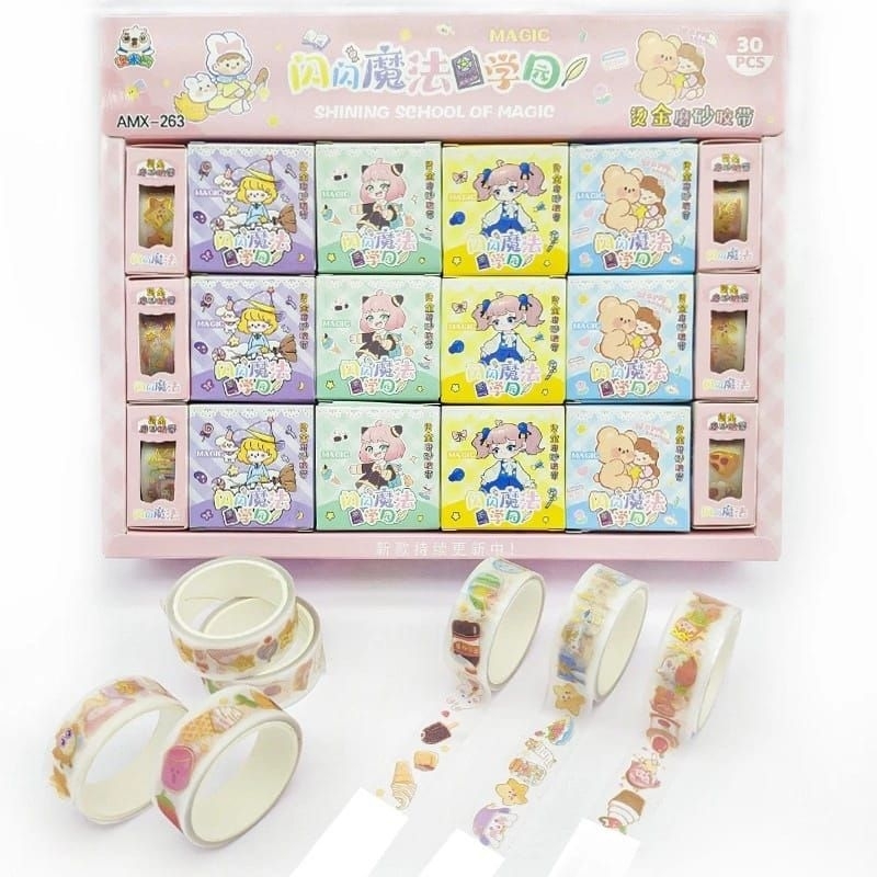 

♥️Afnansa♥️ Washi Tape ~ Crapbook ~ Selotip Cute Dekorasi Diary