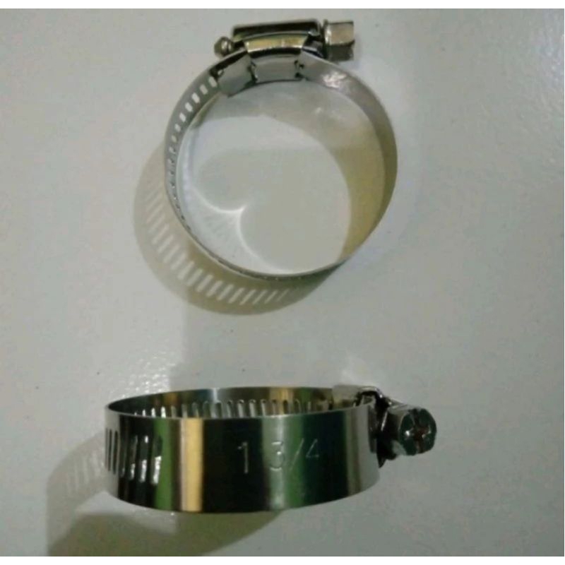 Klem Kawal Karburator  Motor Bebek Grand Supra Jupiter Vega/Klem 1 3/4" Stainless