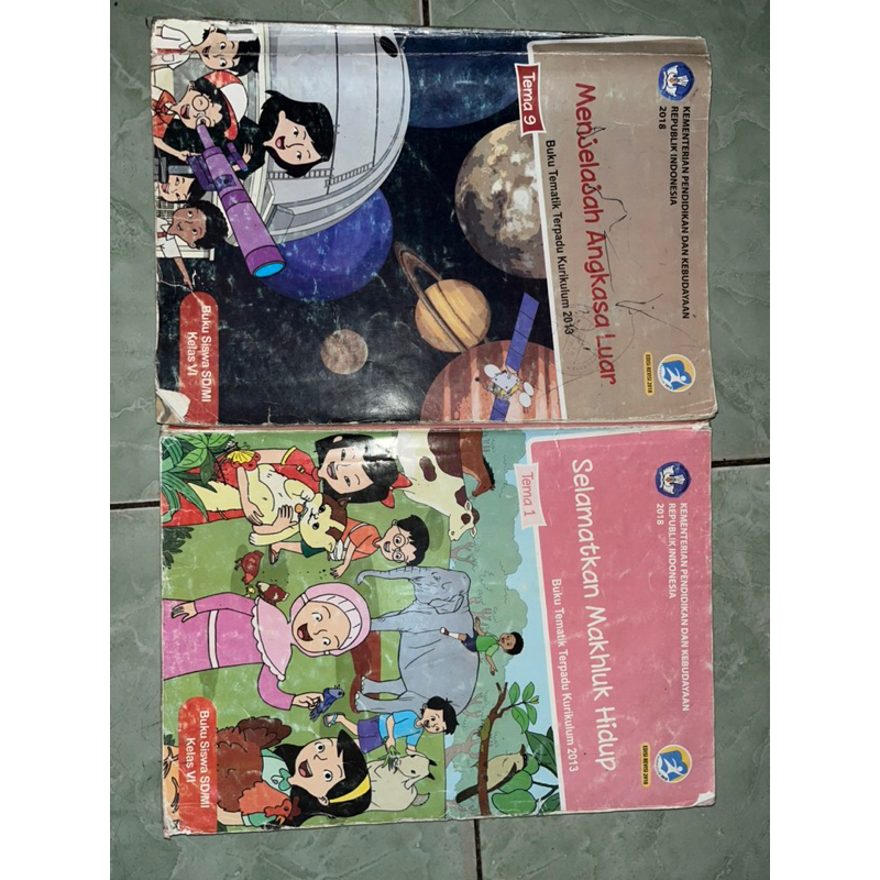 PAKET Buku Tematik Siswa SD Kelas 6 TEMA 1 dan 9