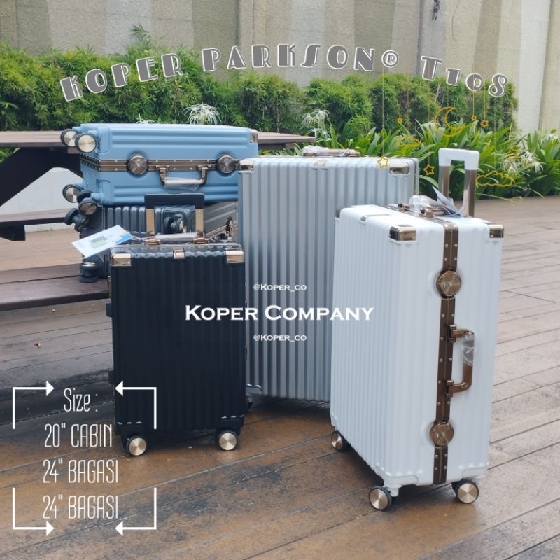 PARKSON Leora Koper 20 inch Kabin Bagasi / Koper 24 inch 28 inch Jumbo / Koper Travel Non Zipper / K