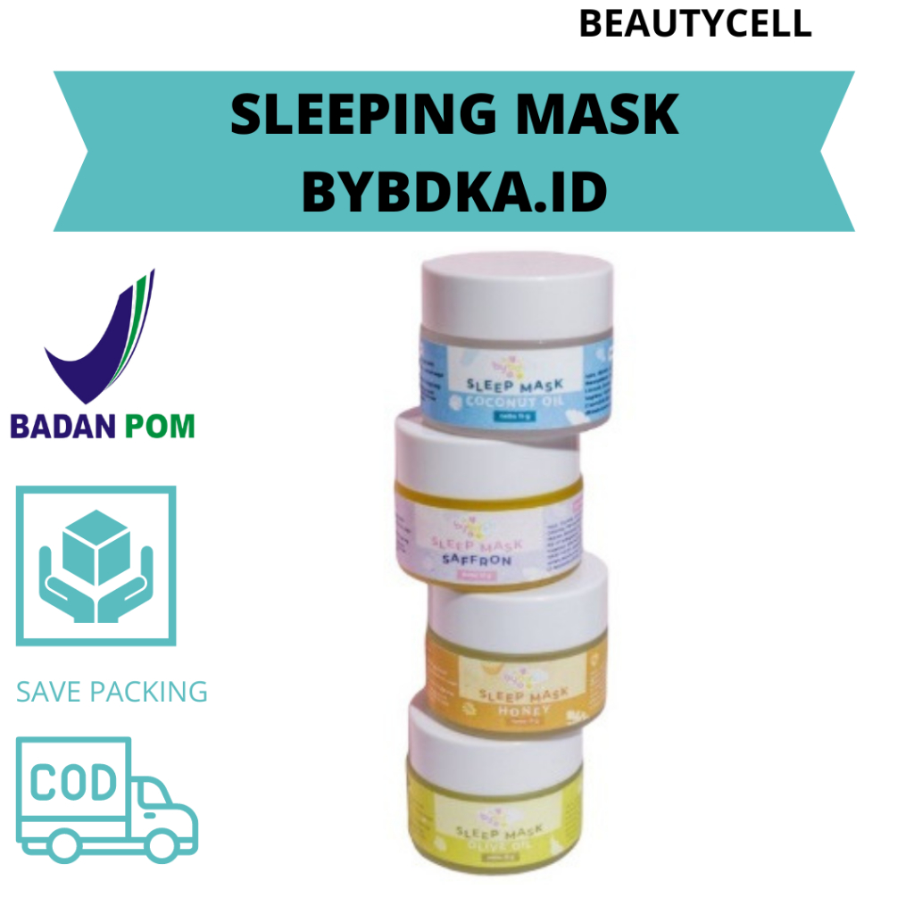 READY SLEEPING MASK BYBDKA.ID SLEEP MASK BYBDKA.ID SLEEPMASK BYBDKA.ID SAFFRON , ZAITUN , MADU , OIL
