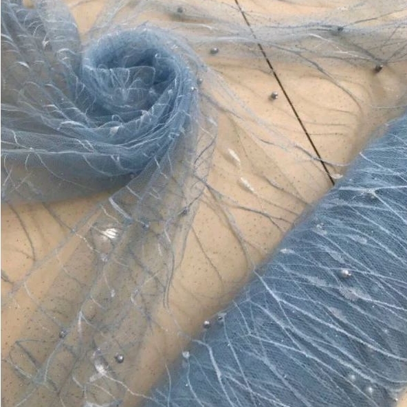 Kain Tile Akar Mutiara Gliter