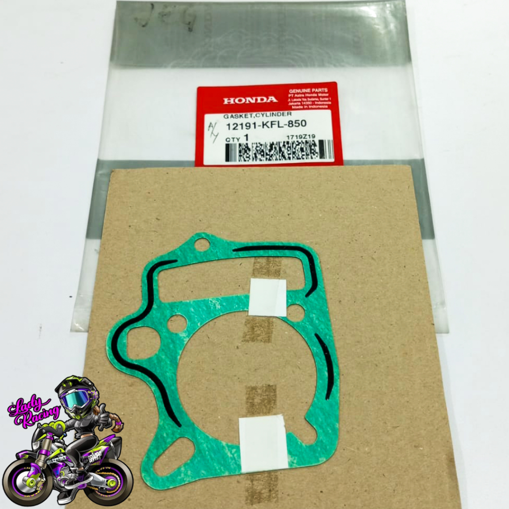 PAKING GASKET BLOK CYLINDER SUPRA FIT REVO LEGENDA HONDA ORIGINAL AHM