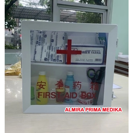 Kotak P3K Dinding First Aid Box BMA 18 Maspion + Isi Lengkap