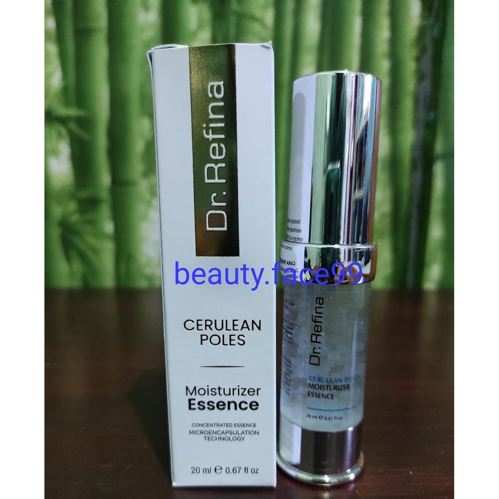 DR.REFINA CERULEAN POLES MOISTURIZER ESSENCE-NEW PRODUK SERUM 20ML