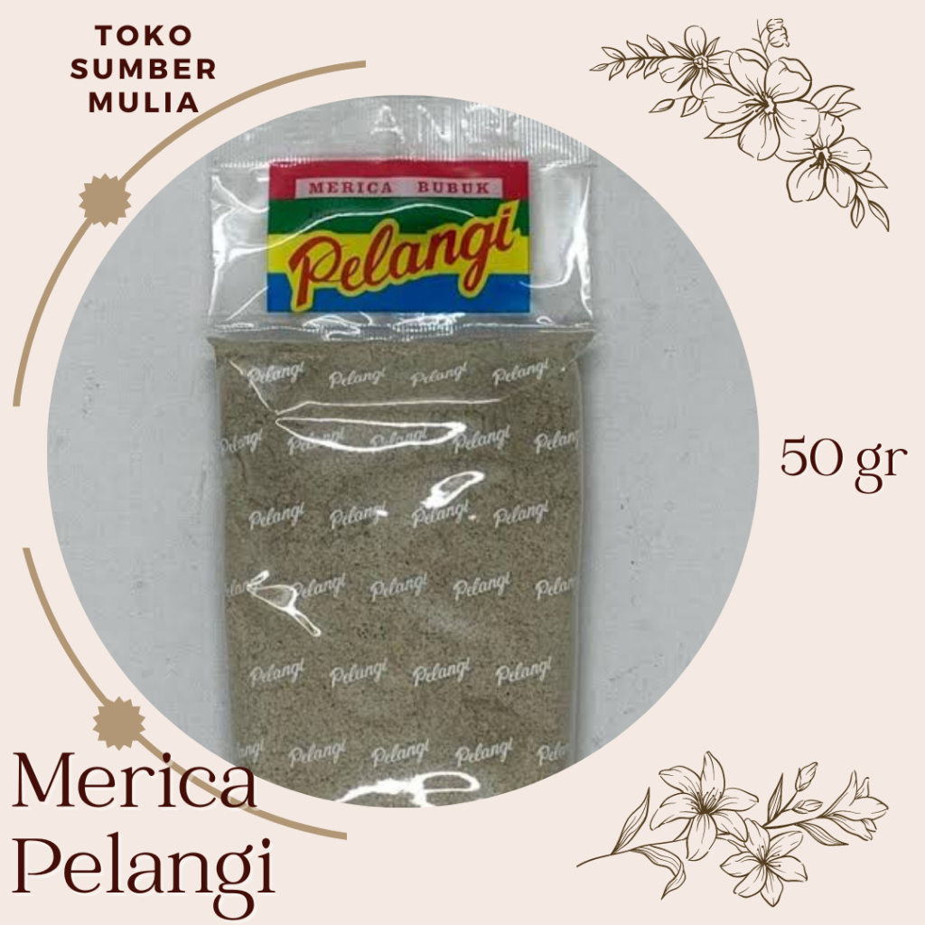 Merica Bubuk Pelangi 50 gram