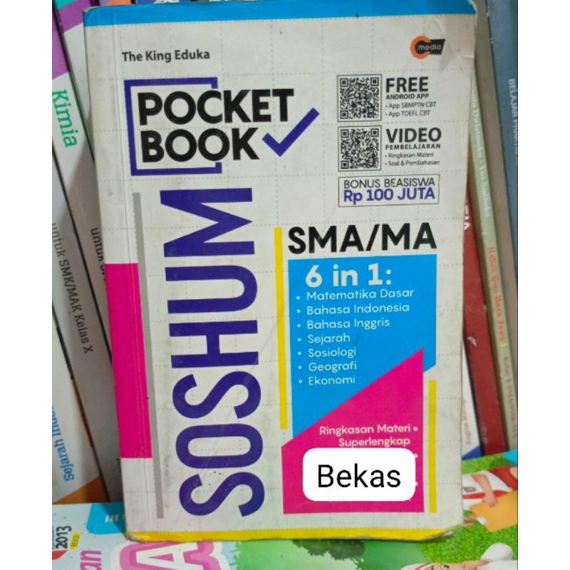 POCKET BOOK SOSHUM SMA Penerbit Cmedia