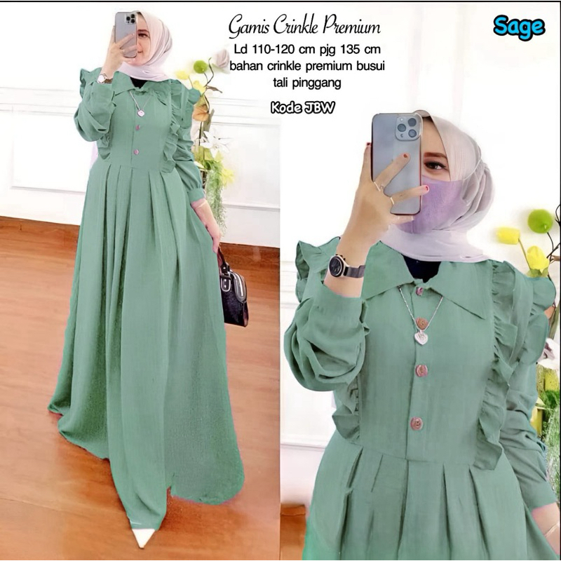 Gamis voxy plisket kode fsh cringkel hpk jrh jre
