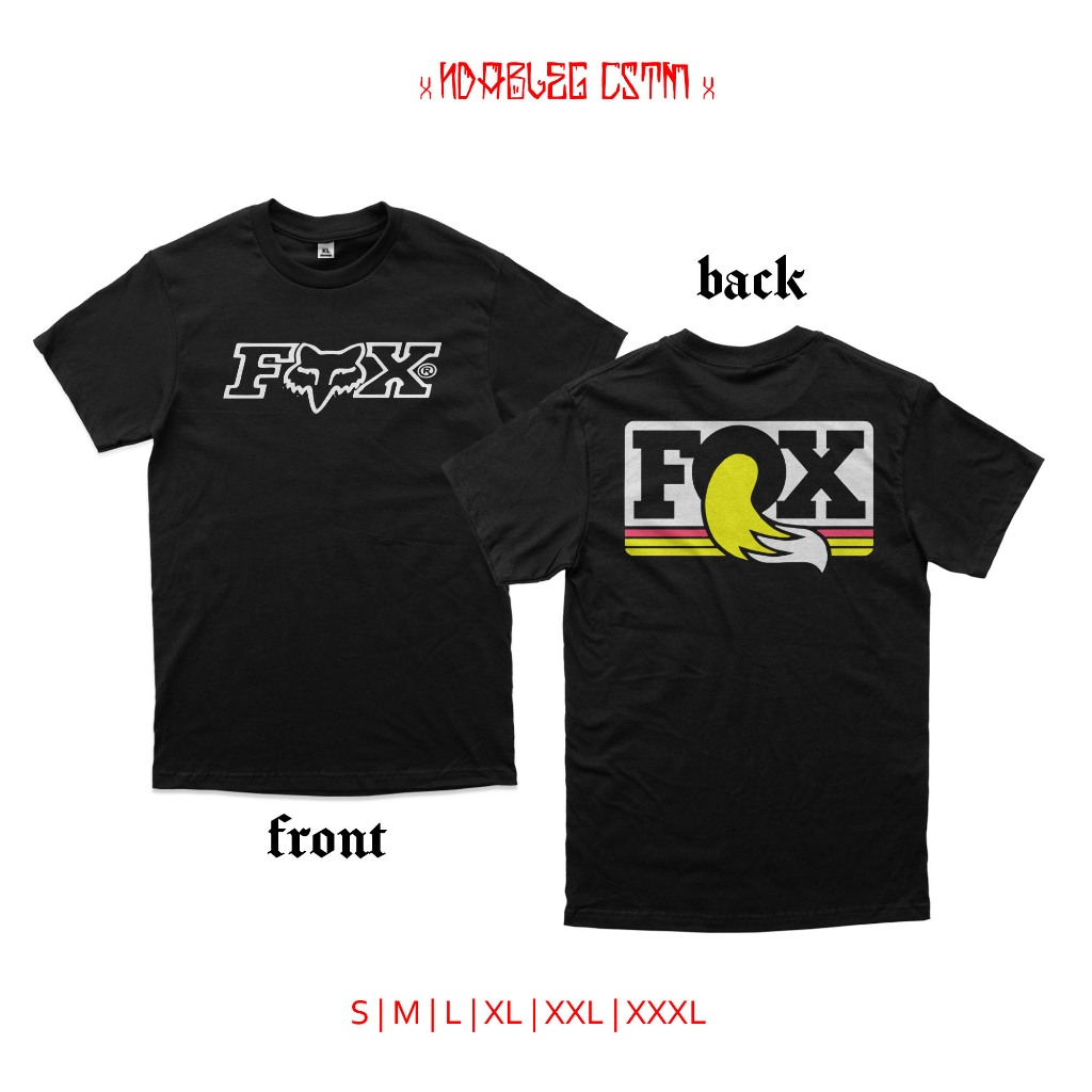 kaos fox racing combed 24s tshirt fox racing