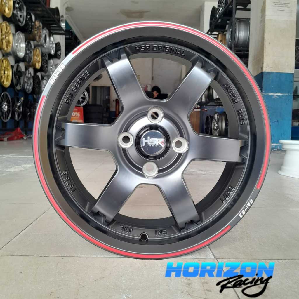 Velg mobil racing ring 15 untuk Datsun March dll hsr Rai S3