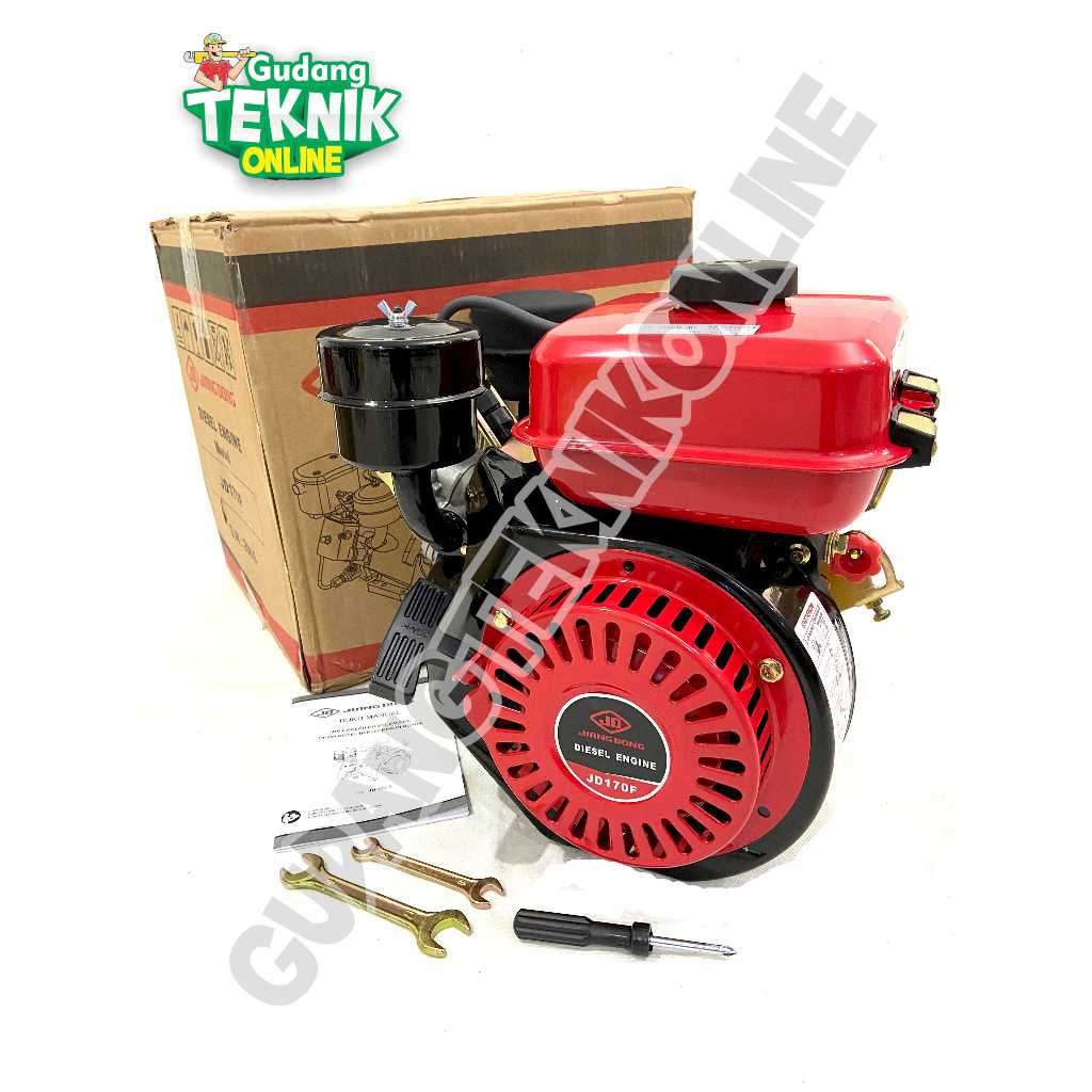 Engine Penggerak DIESEL JIANGDONG JD170F 5HP / Mesin Penggerak Serbaguna Solar Diesel JD-170F JD 170