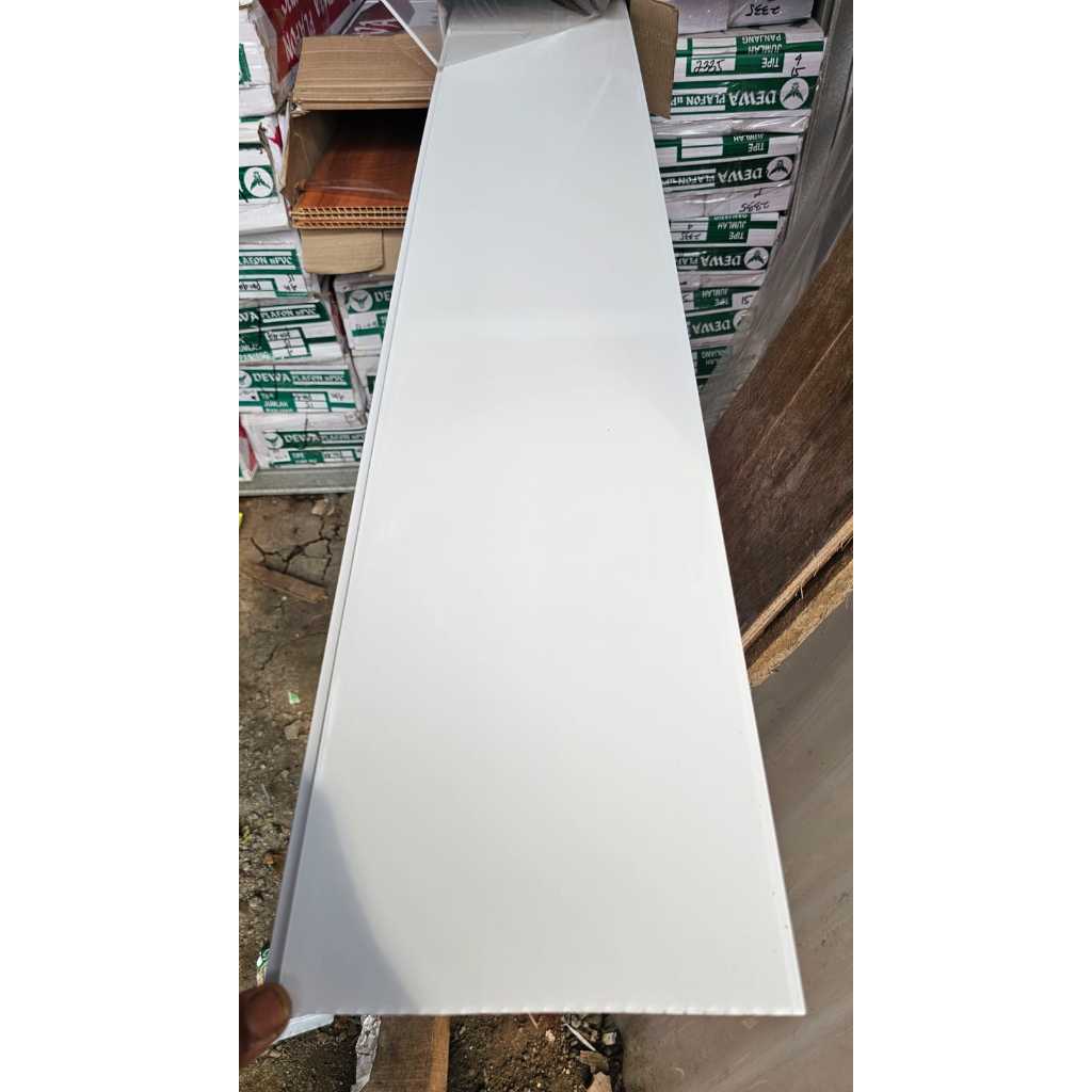 Plafon PVC Putih Polos Dewa Plafon - DWP 001