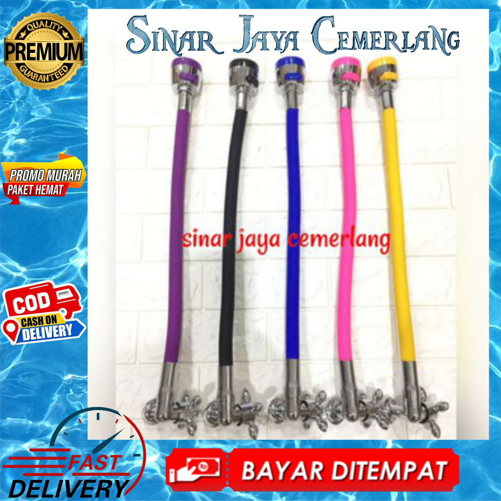 Kran Cuci Piring Fleksibel Warna - Kran Angsa Fleksibel Dapur