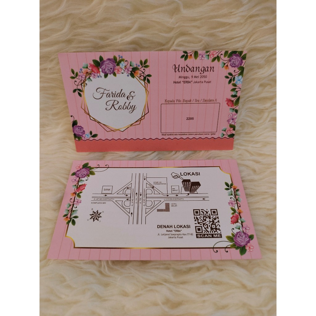 BLANGKO UNDANGAN ERBA SERI 2205