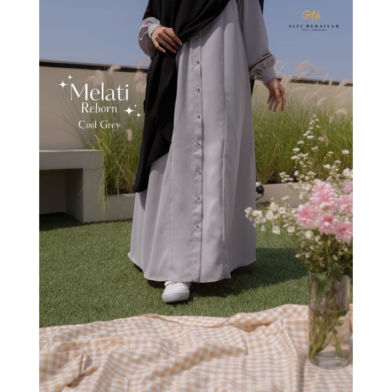 Dress Only Melati Series Size L (liveable green) By Alfi Huraiyah