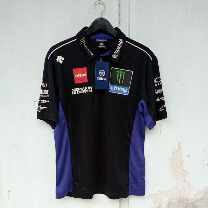 Polo Shirt Kaos Polo Yamaha VR46 Official Team Wear 2020 Original by Yamaha