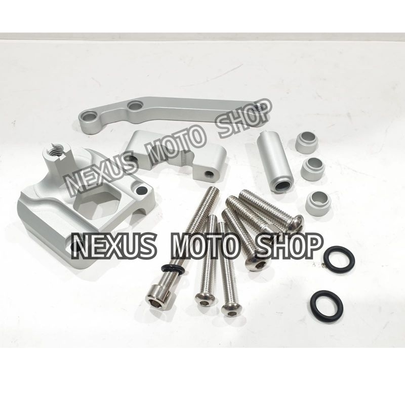 breket stabilizer stang ninja250 fi bracket steering damper ninja 250 Fi injeksi / ninja250fi old CN