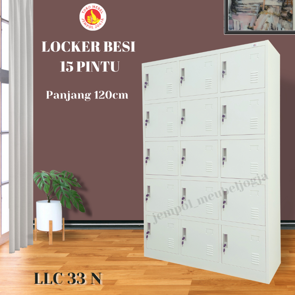 Locker besi 15 pintu LLC33N