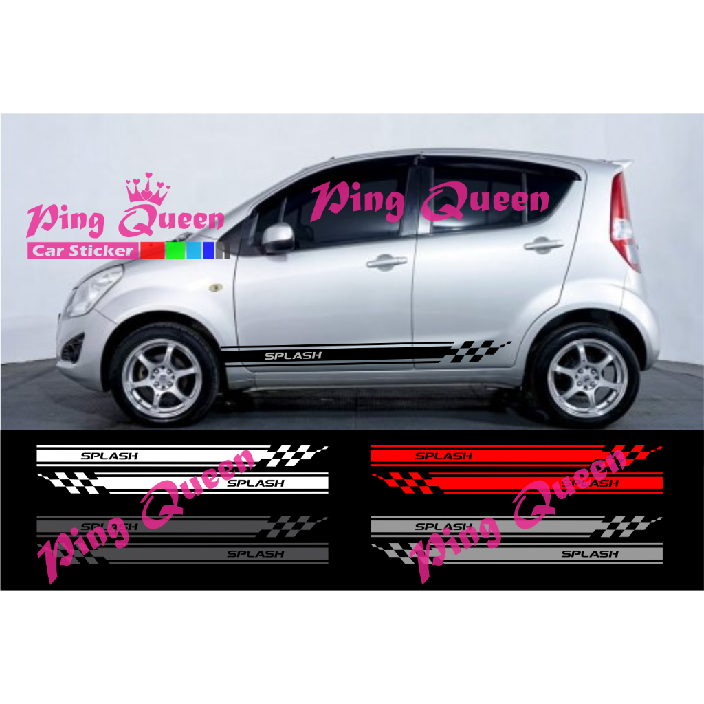 sticker stiker mobil splash cutting sticker mobil suzuki splash