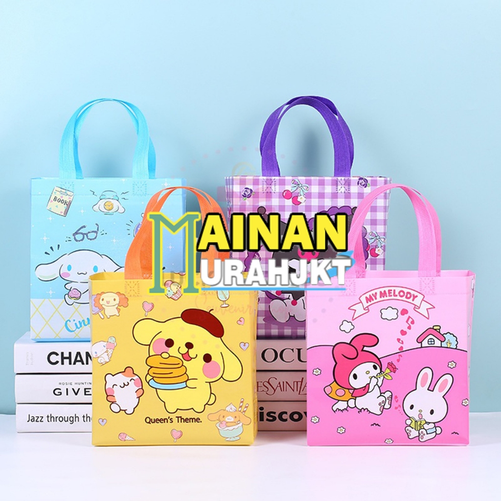 

FIGUREANS ACC TAS SOUVENIR TAS HAMPERS IMUT ANAK KARAKTER KUROMI SANRIO TAS HADIAH ATAU UNTUK KADO SML-253