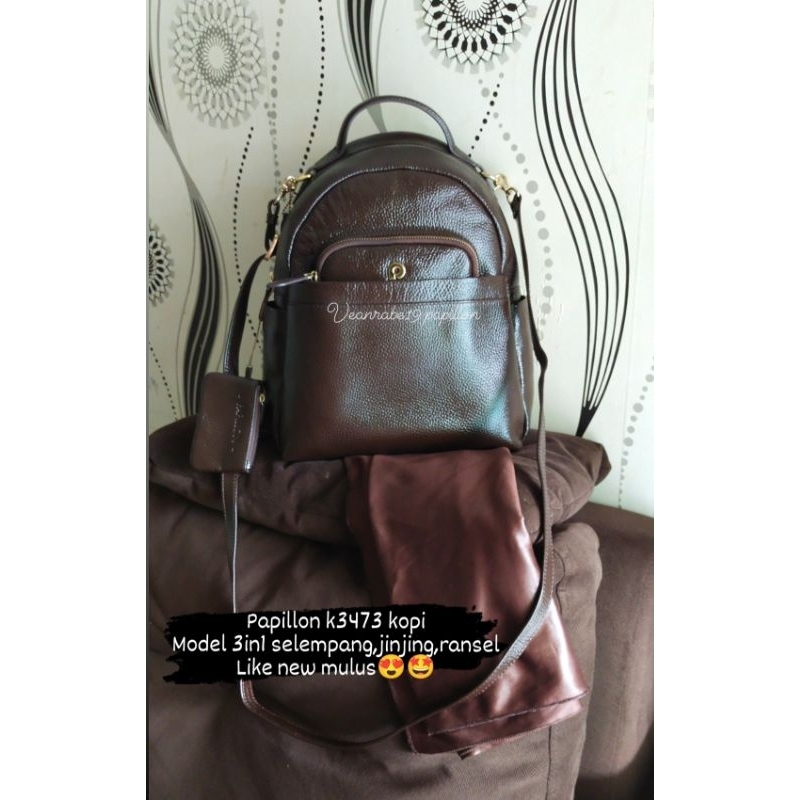 papillon k3473 papillon preloved papillon second tas papilon cek keterangan