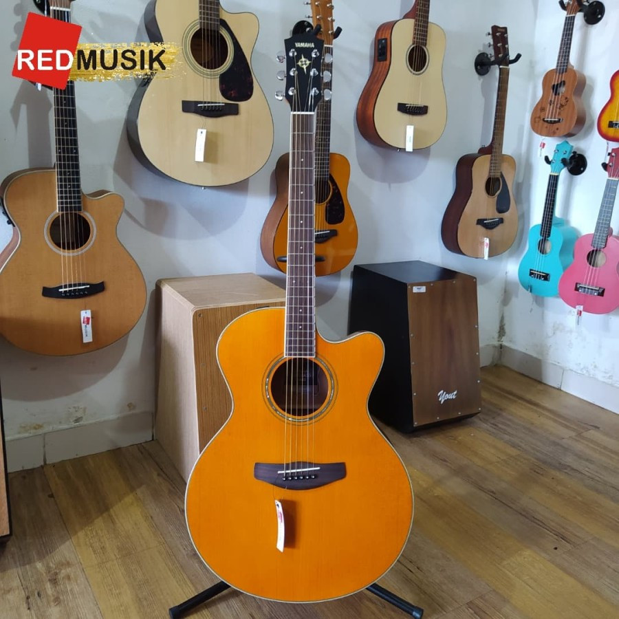 Gitar Yamaha CPX600 CPX-600 CPX 600 Original Akustik Elektrik