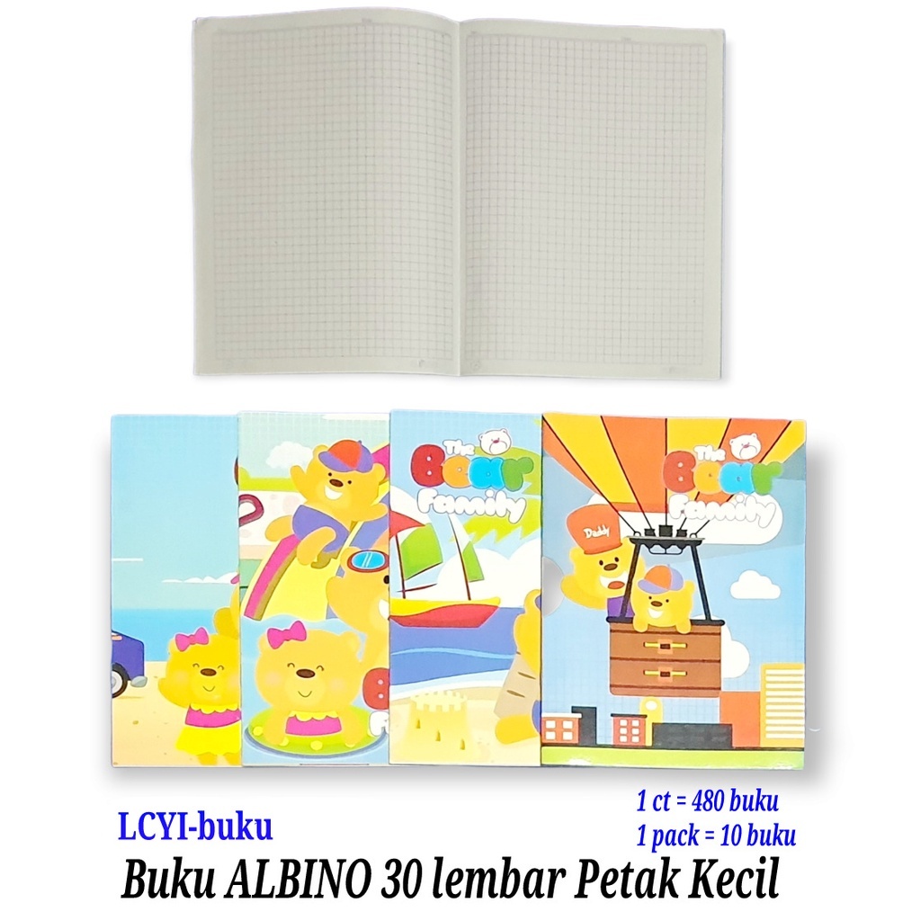 

10pcs Buku Kotak kecil buku matematika isi 30 lembar