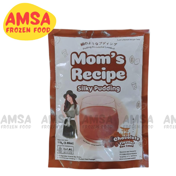 

Mom's Recipe Silky Pudding Rasa Cokelat 110 gr / Puding Susu Lembut Rasa Coklat