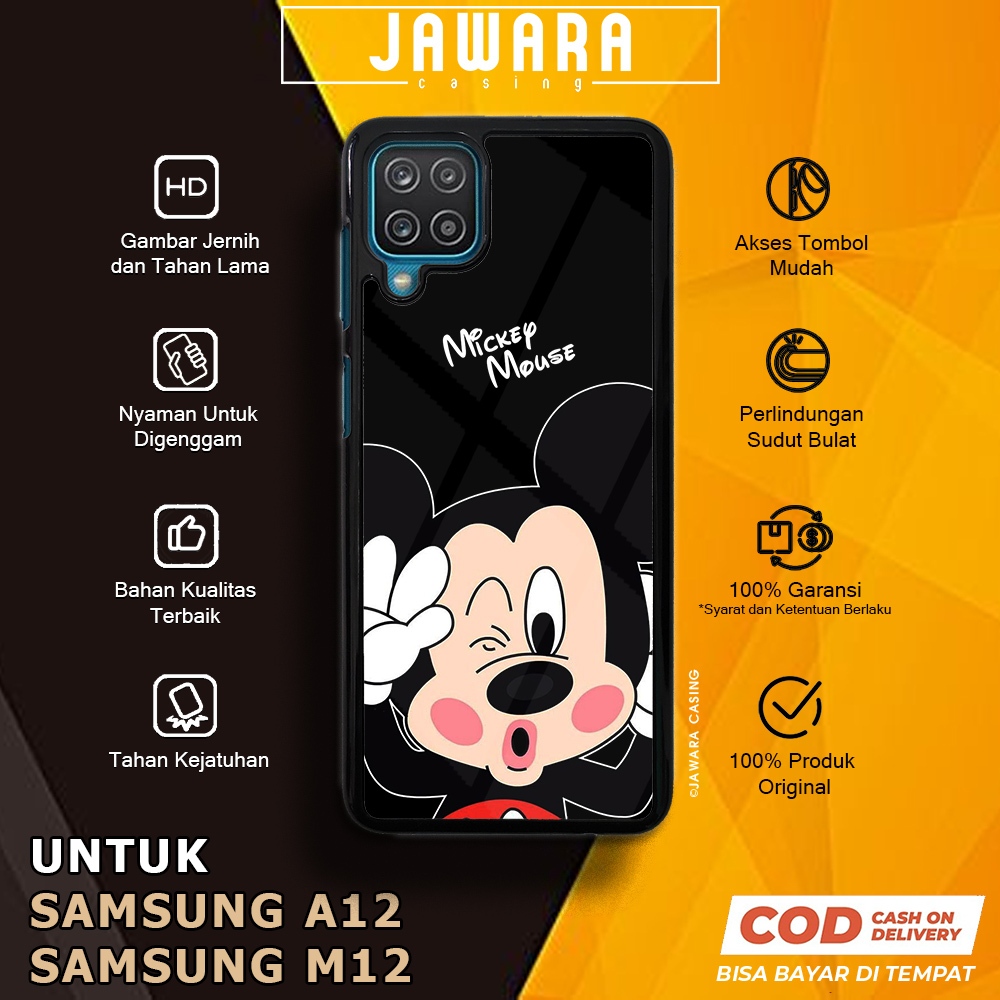 Case Samsung A12 M12 Casing Samsung A12 M12 [DSNY] Premium Glossy Case Hp Samsung Jawara Casing Hp S
