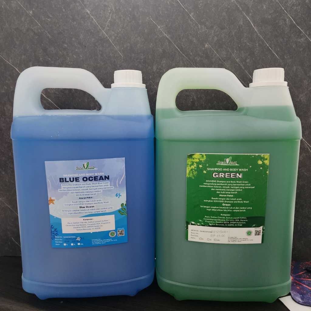 shampoo literan galon 5 liter
