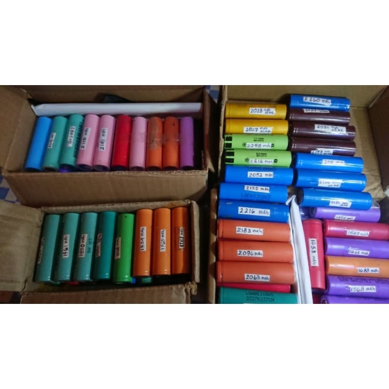 Baterai 18650 bekas Laptop