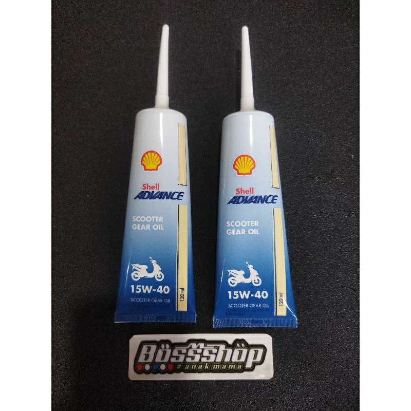 Oli Gear Shell advance Scooter Gear Matic 15w-40 Oli Gearbox All Matic beat mio aerox nmax dll